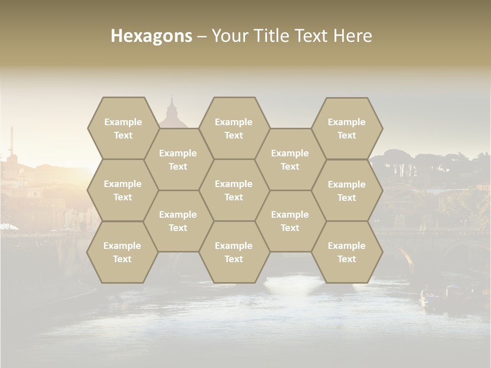 Panoramic River Religion PowerPoint Template