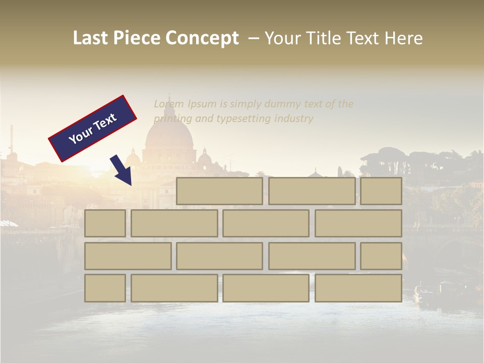 Panoramic River Religion PowerPoint Template