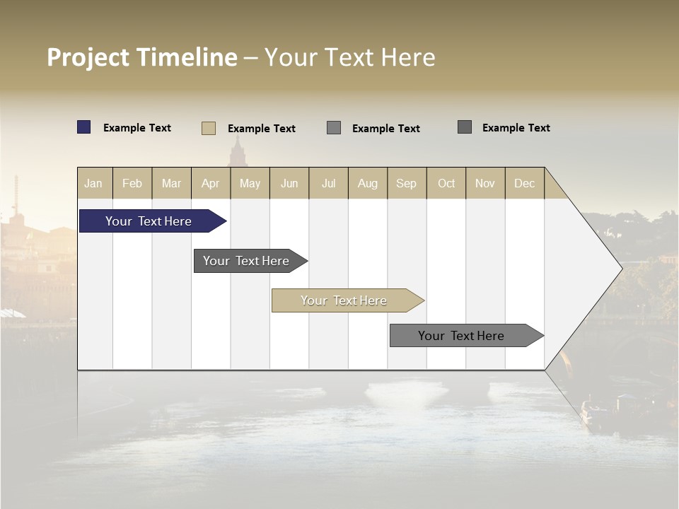Panoramic River Religion PowerPoint Template