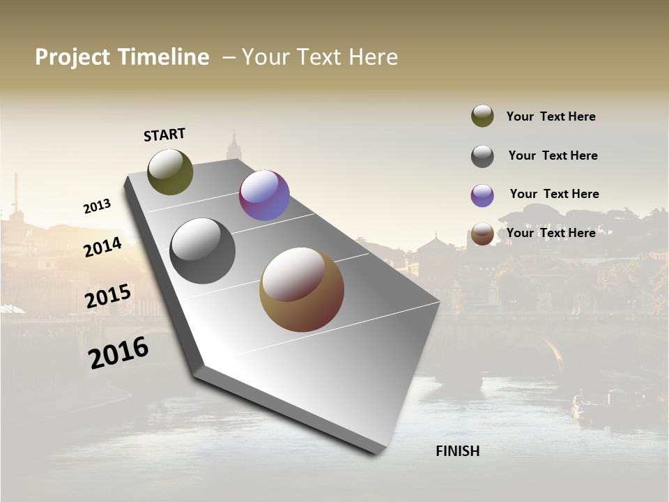 Panoramic River Religion PowerPoint Template