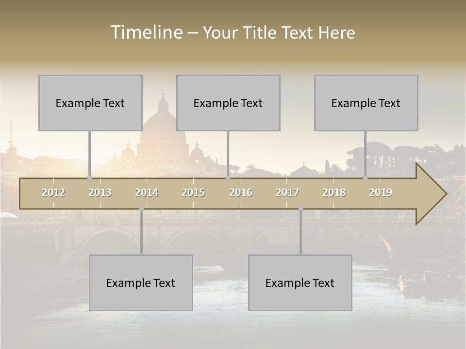 Panoramic River Religion PowerPoint Template