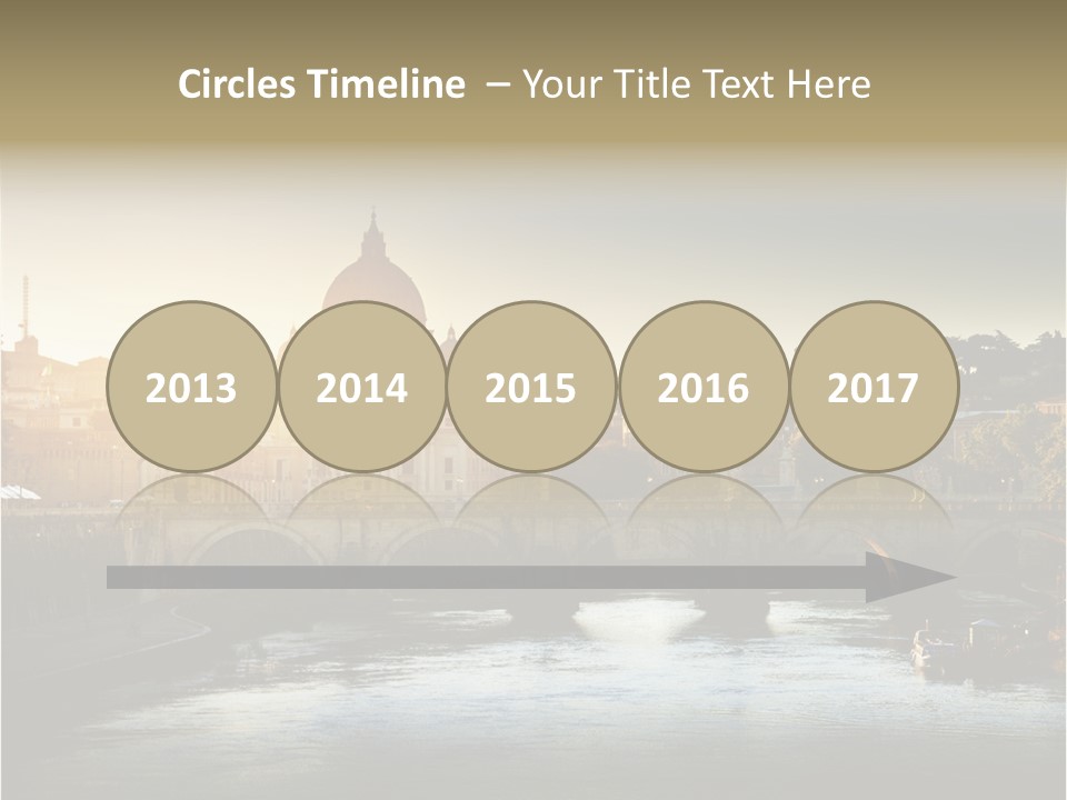Panoramic River Religion PowerPoint Template