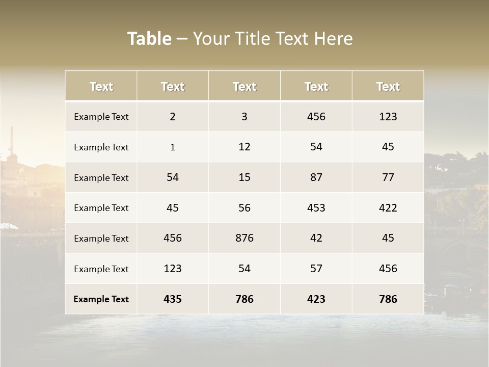 Panoramic River Religion PowerPoint Template
