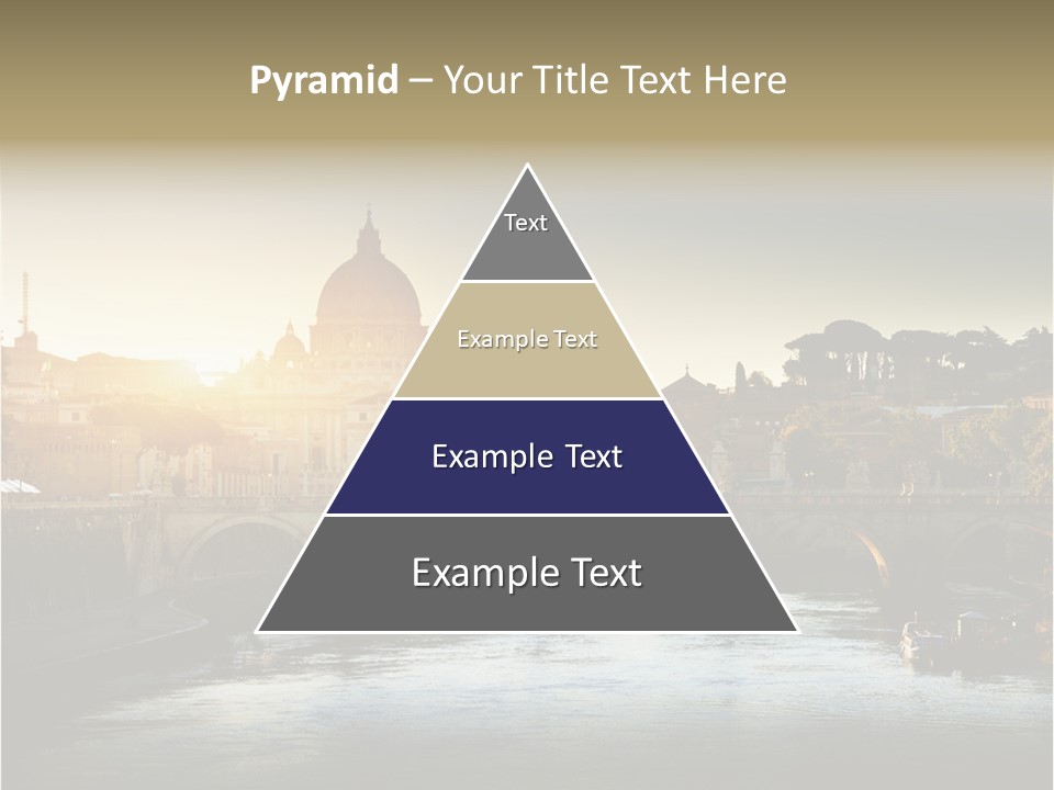 Panoramic River Religion PowerPoint Template