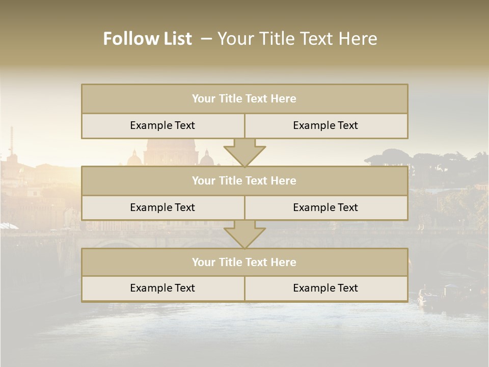 Panoramic River Religion PowerPoint Template