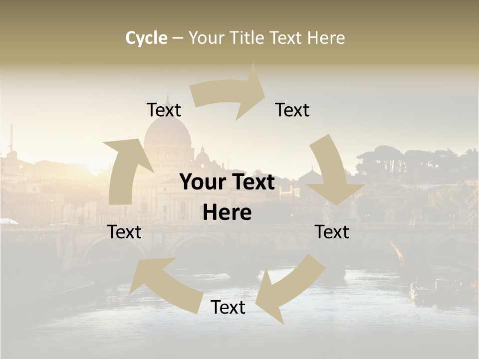 Panoramic River Religion PowerPoint Template