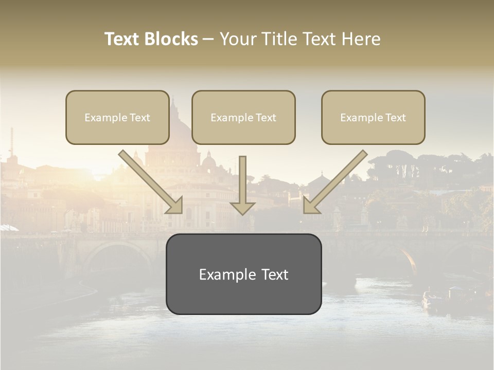 Panoramic River Religion PowerPoint Template