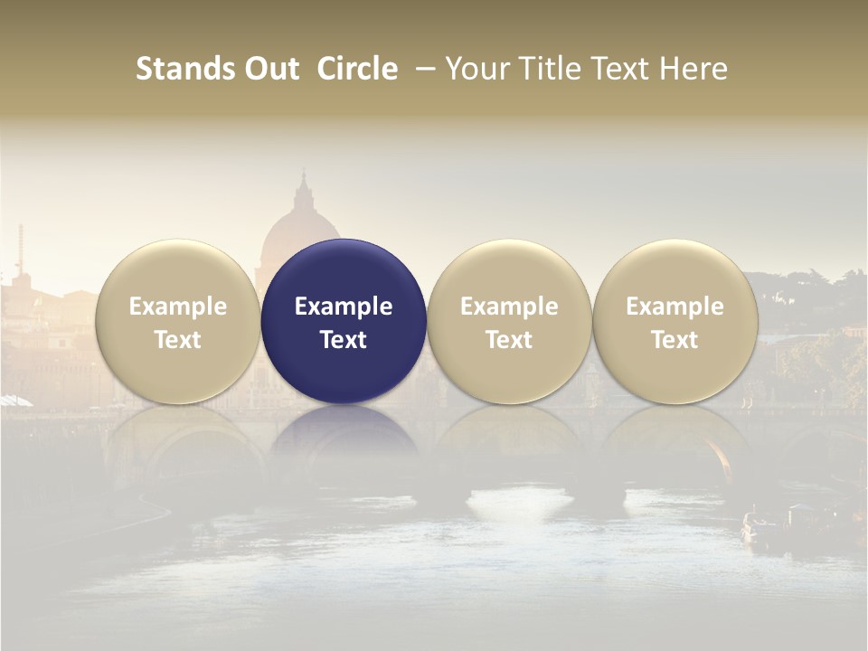 Panoramic River Religion PowerPoint Template