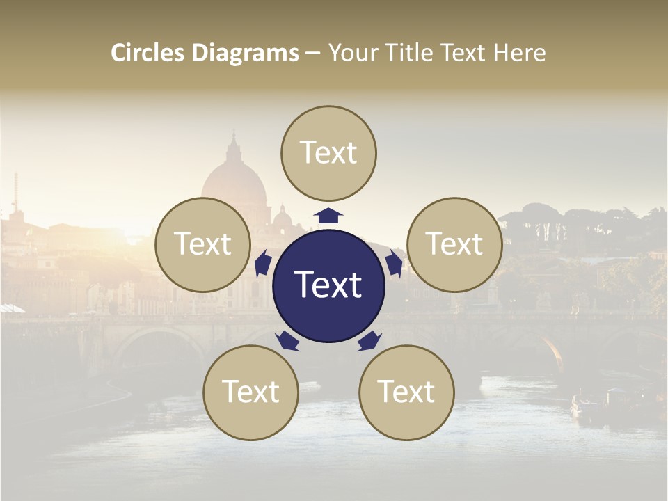 Panoramic River Religion PowerPoint Template