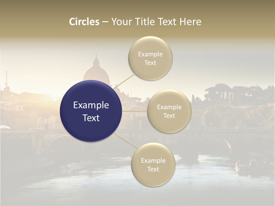 Panoramic River Religion PowerPoint Template