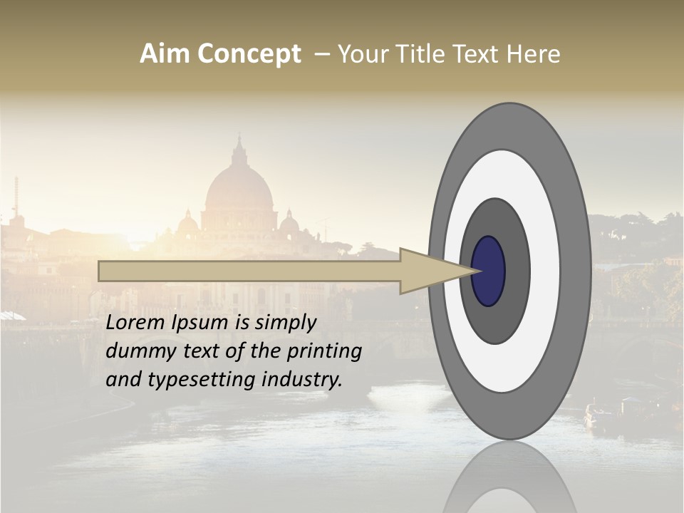 Panoramic River Religion PowerPoint Template