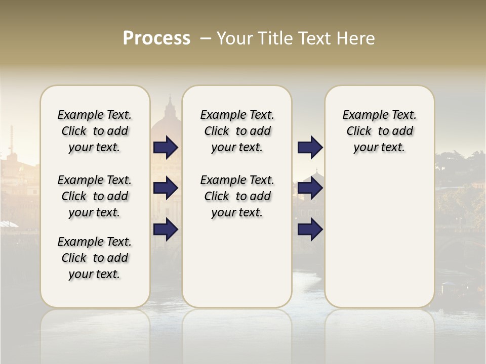 Panoramic River Religion PowerPoint Template