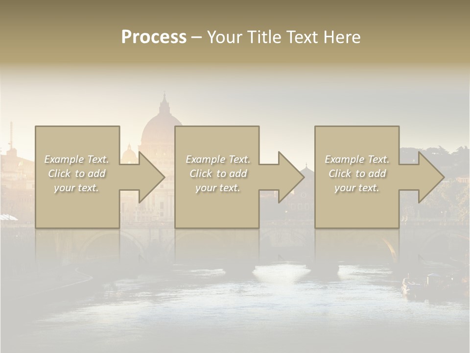 Panoramic River Religion PowerPoint Template