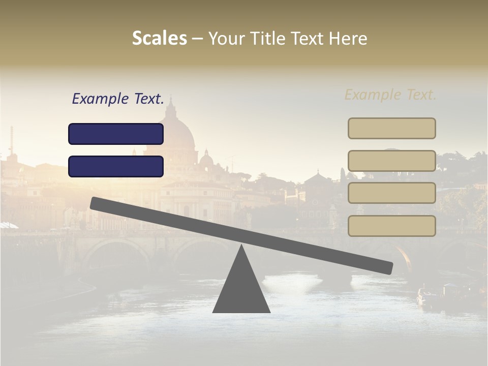 Panoramic River Religion PowerPoint Template