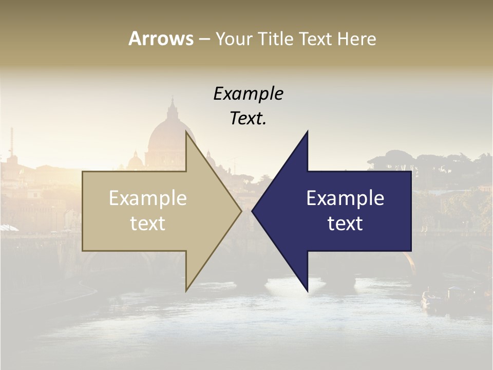 Panoramic River Religion PowerPoint Template