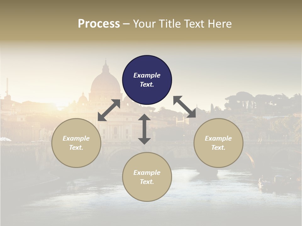 Panoramic River Religion PowerPoint Template