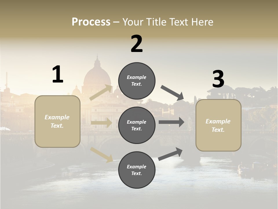 Panoramic River Religion PowerPoint Template