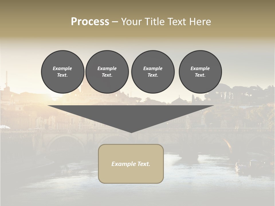 Panoramic River Religion PowerPoint Template