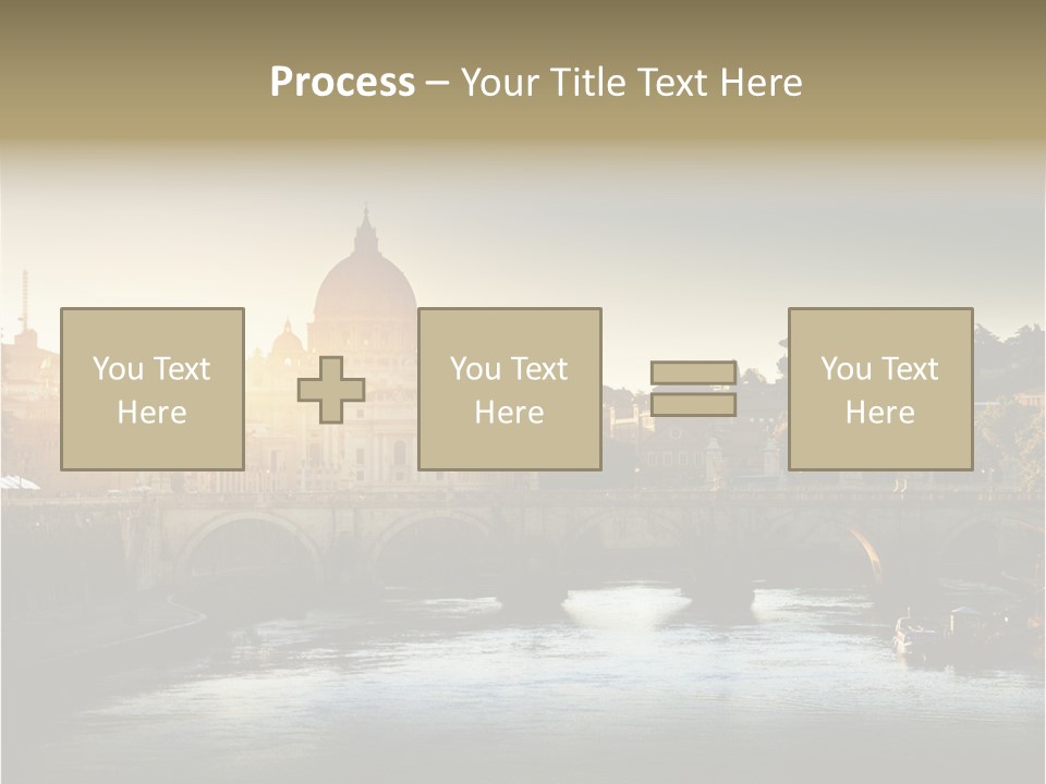 Panoramic River Religion PowerPoint Template