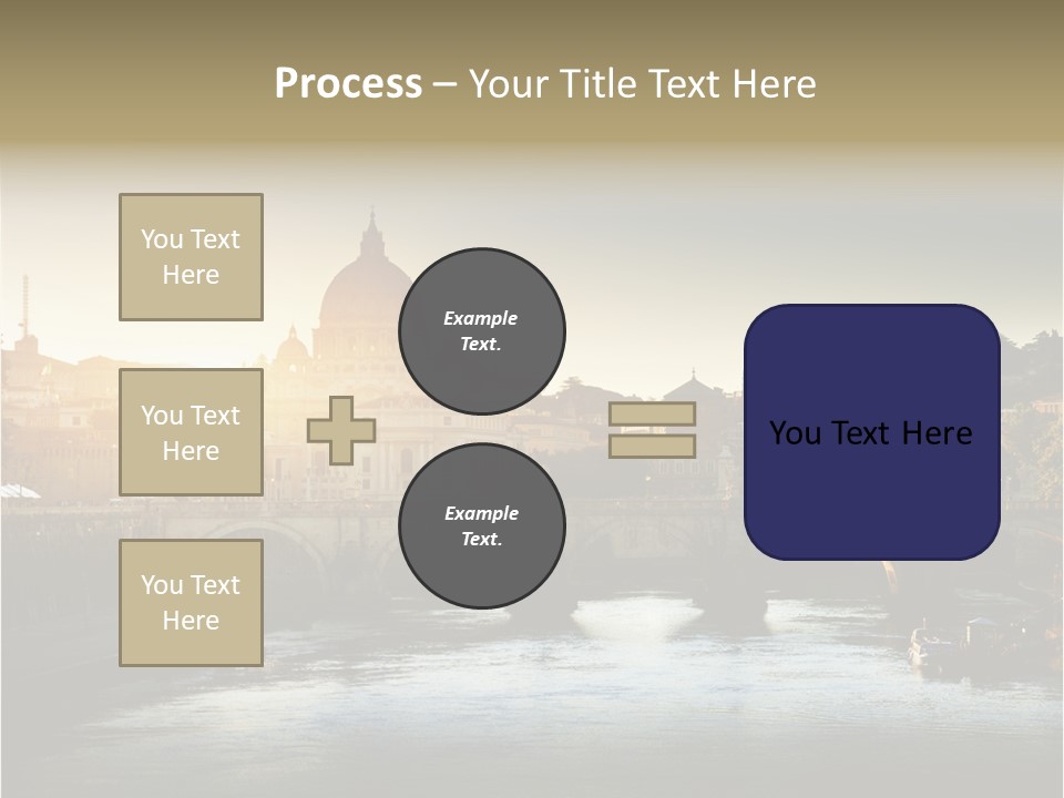 Panoramic River Religion PowerPoint Template