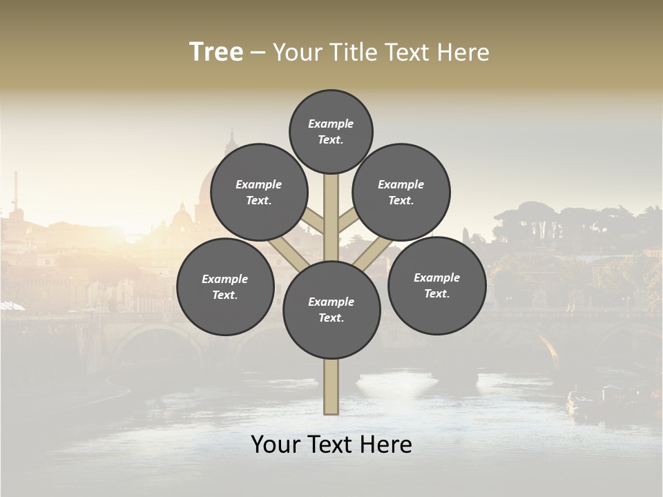 Panoramic River Religion PowerPoint Template