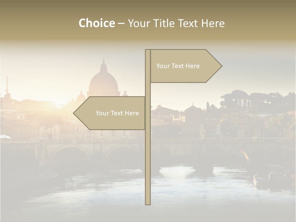 Panoramic River Religion PowerPoint Template