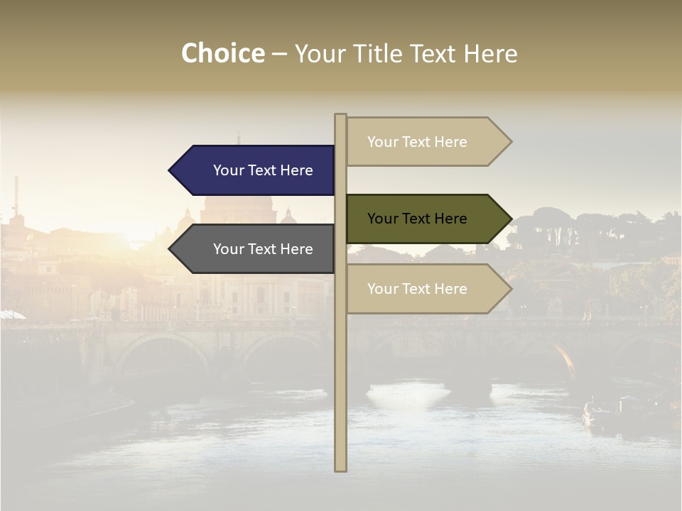 Panoramic River Religion PowerPoint Template