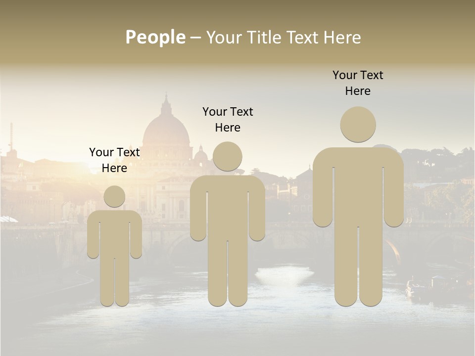 Panoramic River Religion PowerPoint Template