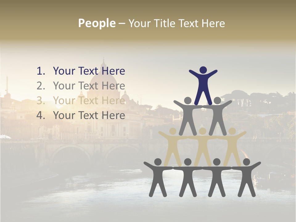 Panoramic River Religion PowerPoint Template