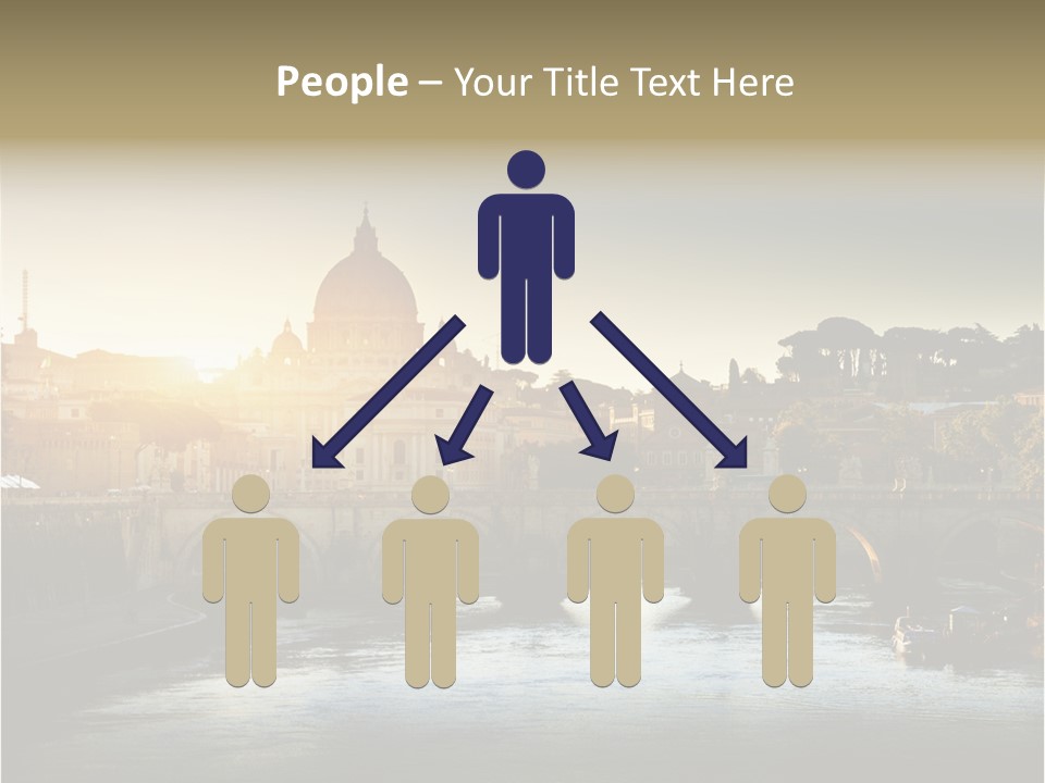 Panoramic River Religion PowerPoint Template