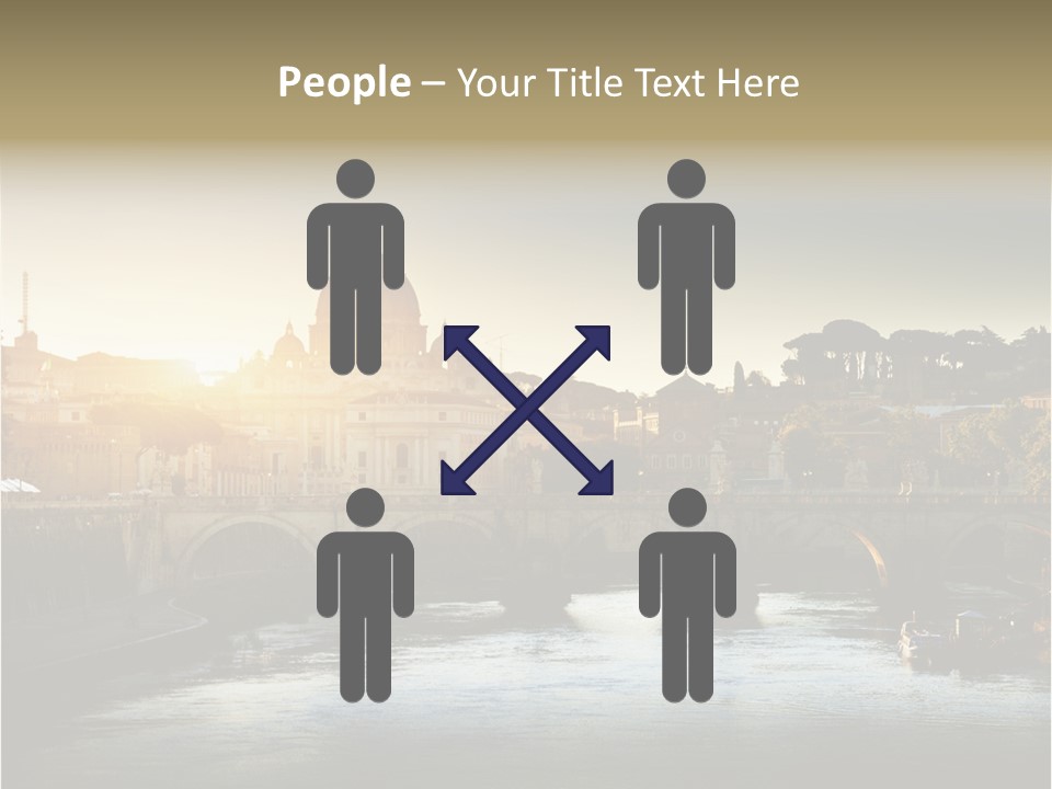 Panoramic River Religion PowerPoint Template