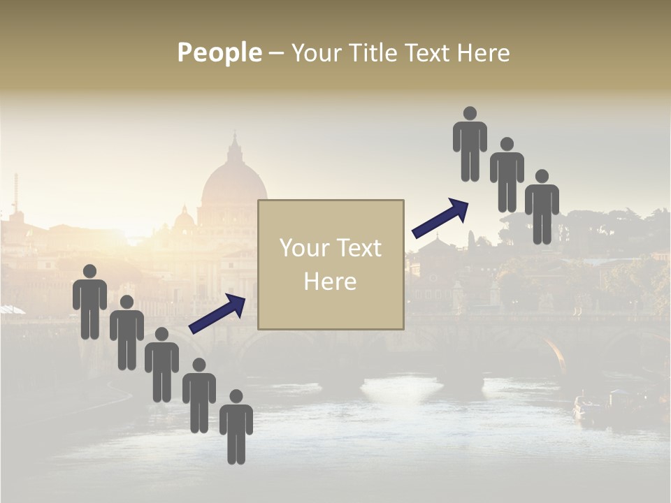 Panoramic River Religion PowerPoint Template