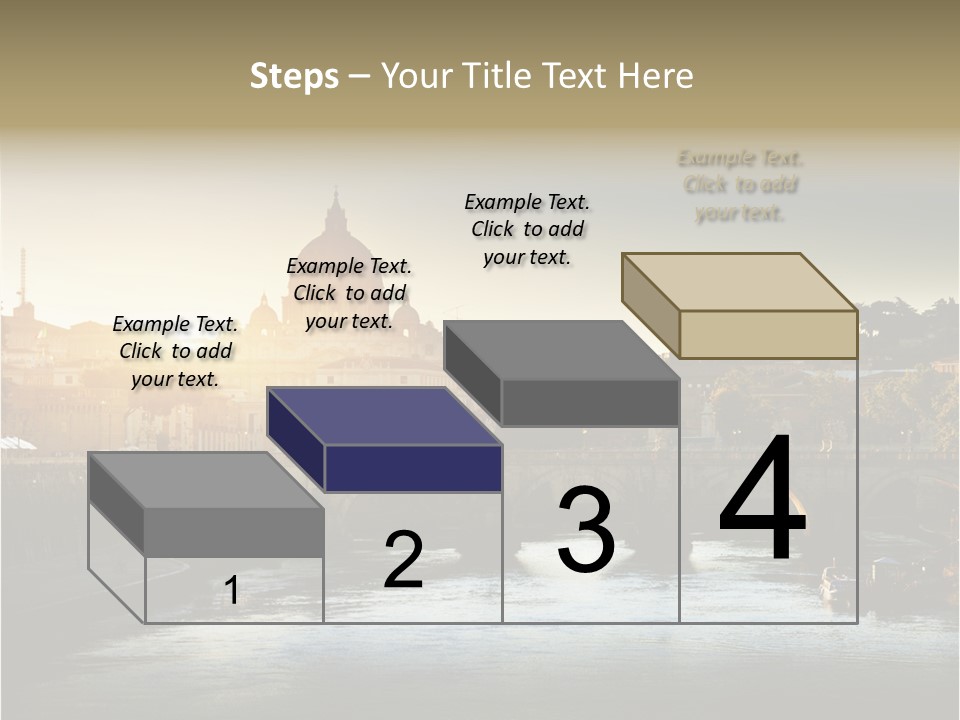 Panoramic River Religion PowerPoint Template