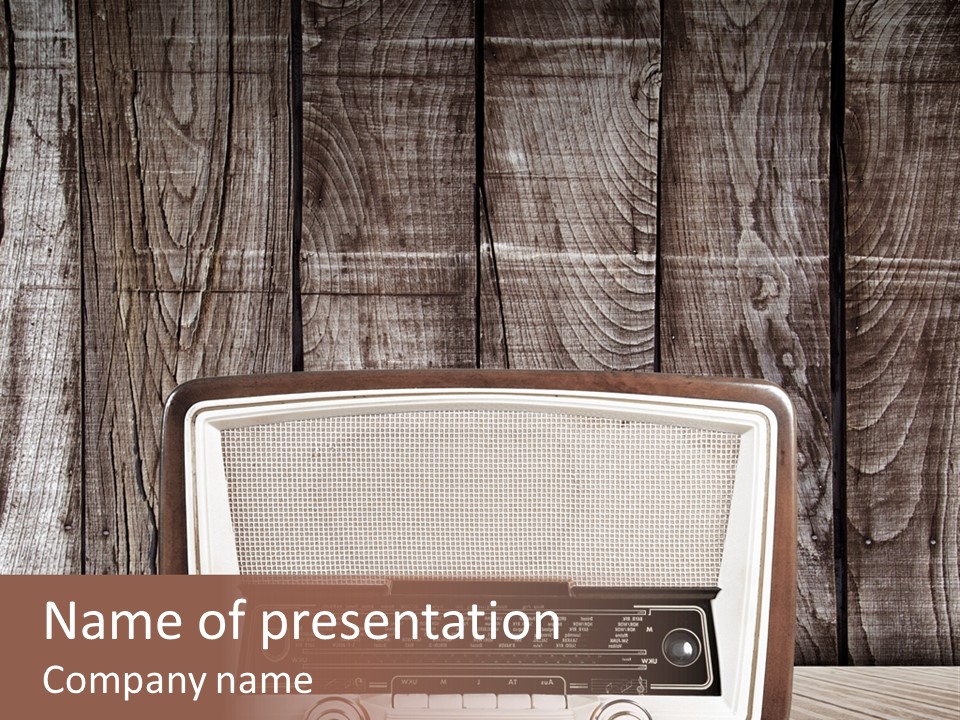 Antique Object Music PowerPoint Template