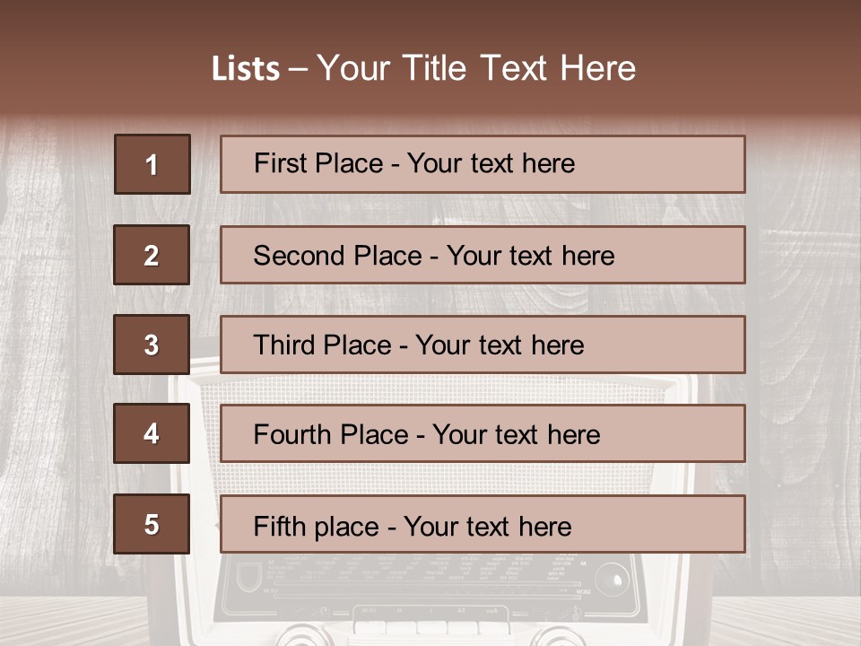 Antique Object Music PowerPoint Template