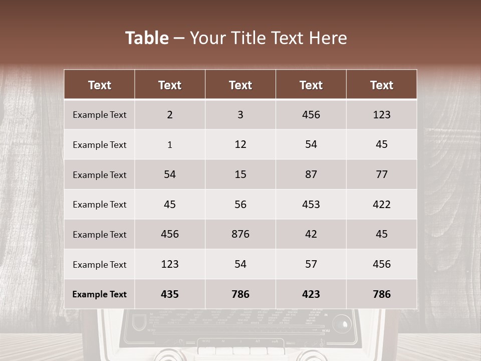 Antique Object Music PowerPoint Template