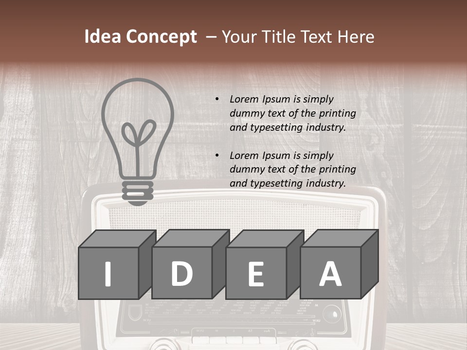 Antique Object Music PowerPoint Template