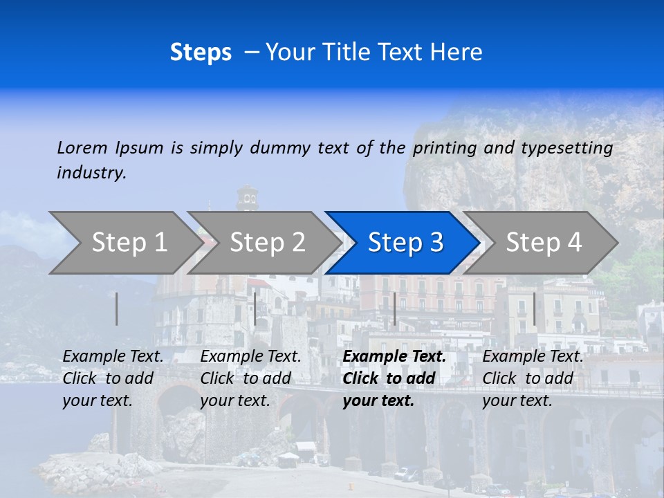 Scenery Tourism Italy PowerPoint Template