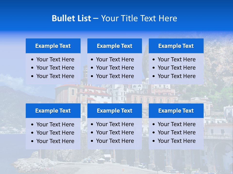 Scenery Tourism Italy PowerPoint Template