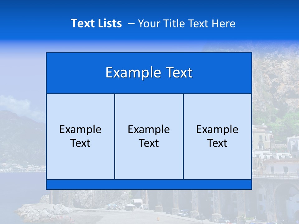 Scenery Tourism Italy PowerPoint Template