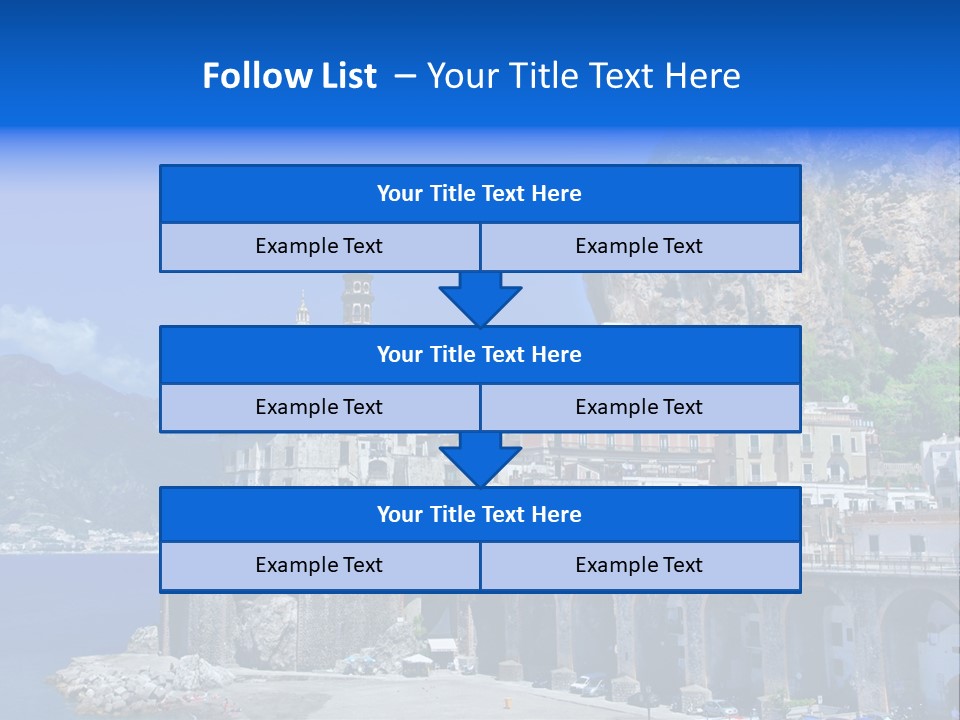 Scenery Tourism Italy PowerPoint Template