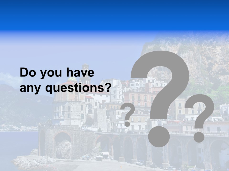 Scenery Tourism Italy PowerPoint Template