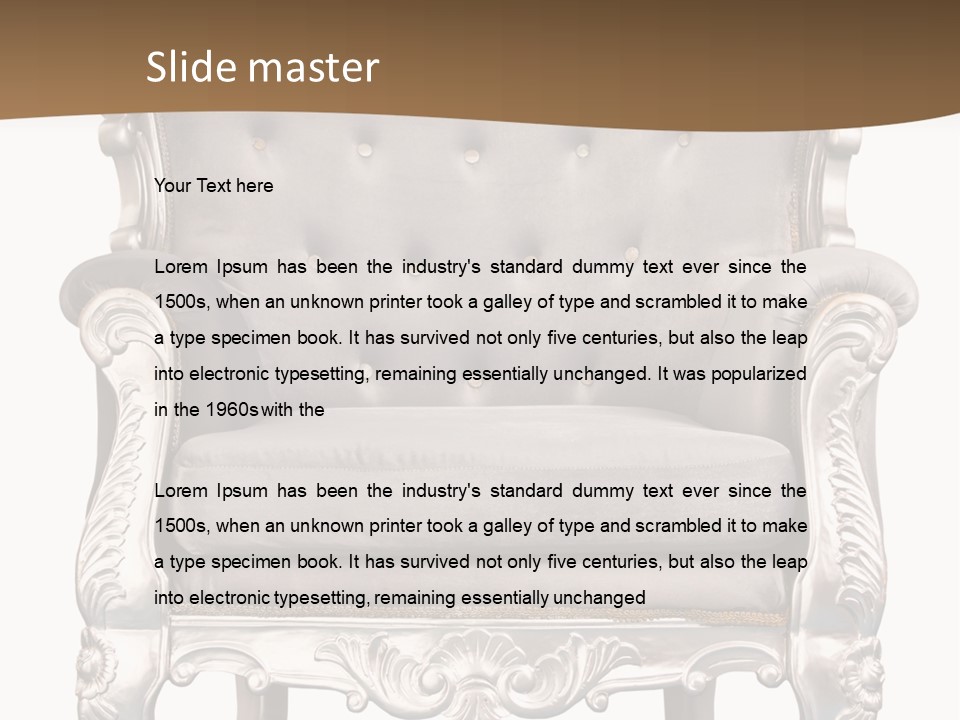 Decorating Sit Copy Space PowerPoint Template