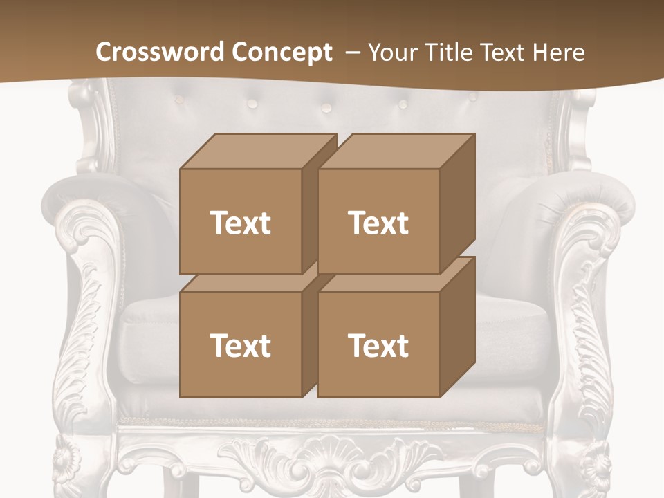 Decorating Sit Copy Space PowerPoint Template