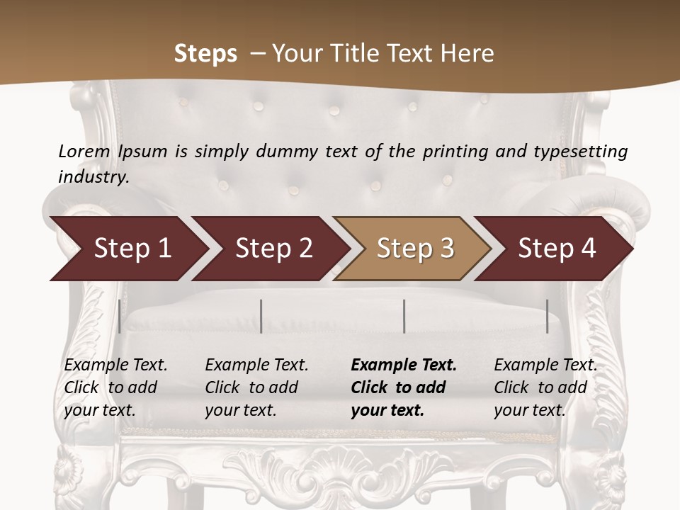 Decorating Sit Copy Space PowerPoint Template
