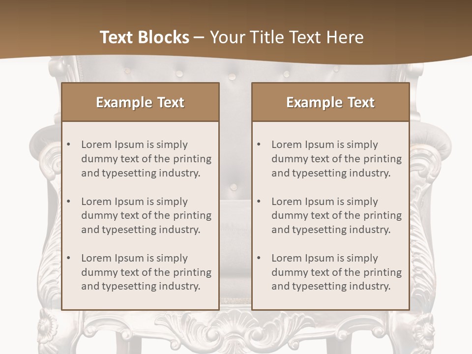 Decorating Sit Copy Space PowerPoint Template