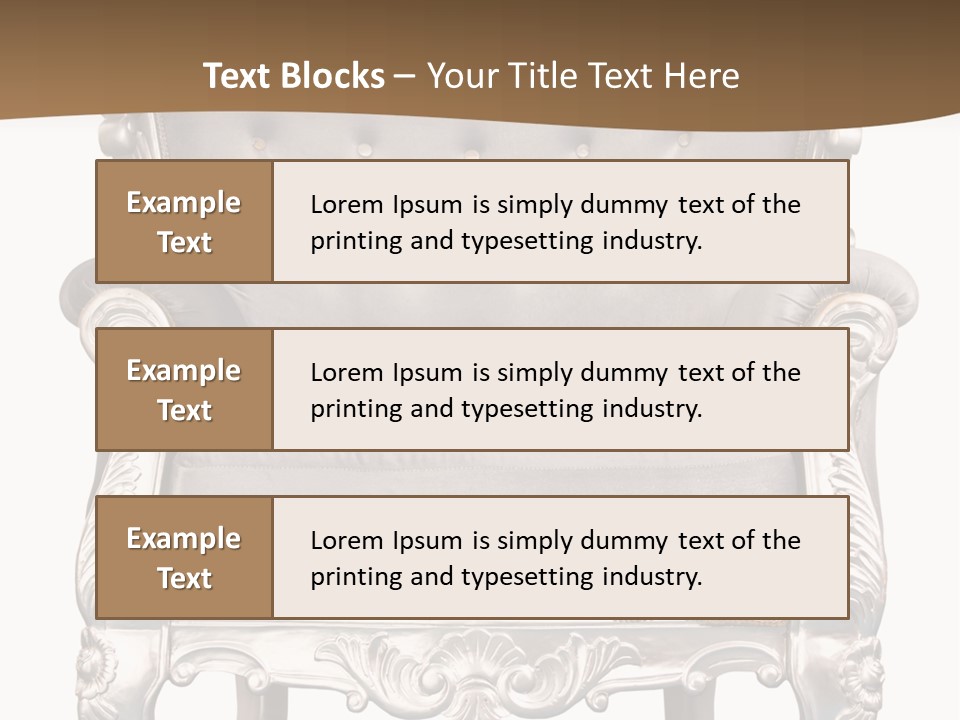 Decorating Sit Copy Space PowerPoint Template