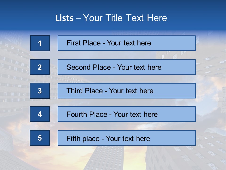 Scenic York Street PowerPoint Template