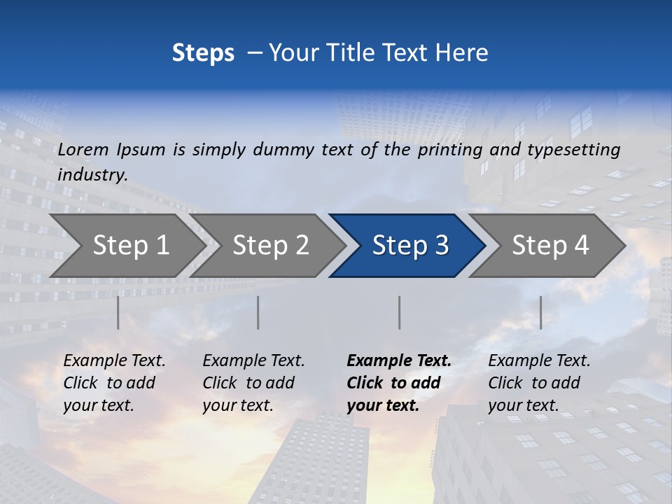 Scenic York Street PowerPoint Template