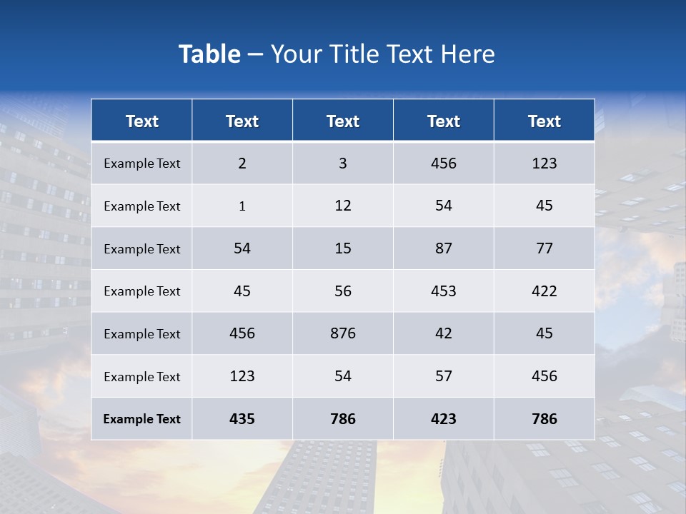 Scenic York Street PowerPoint Template